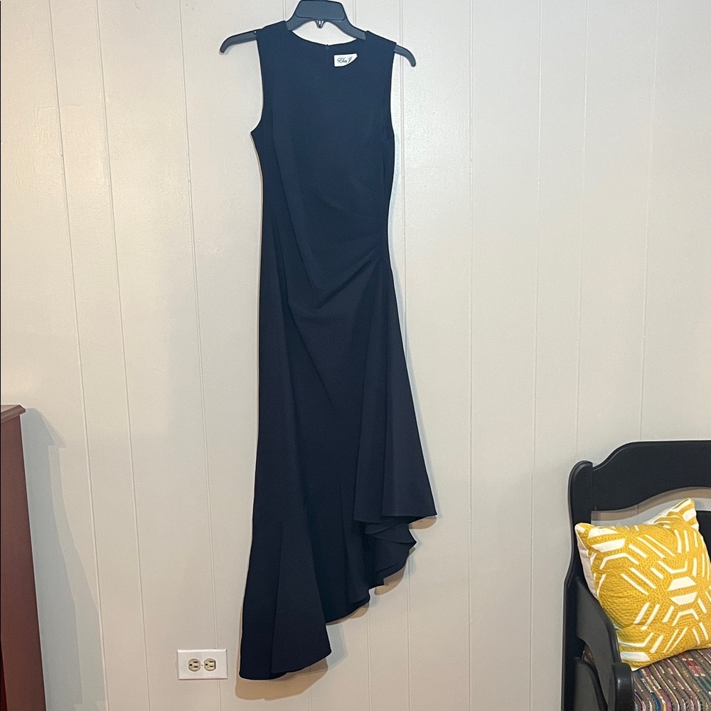 Eliza J Navy High Chic navy dress